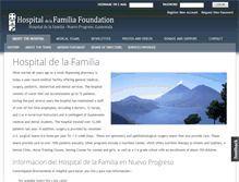 Tablet Screenshot of hospitaldelafamilia.com